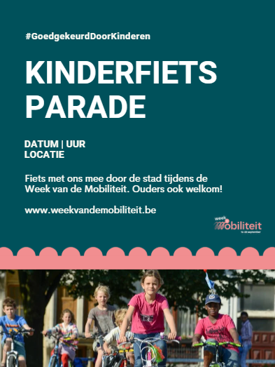 affiche kinderfietsparade
